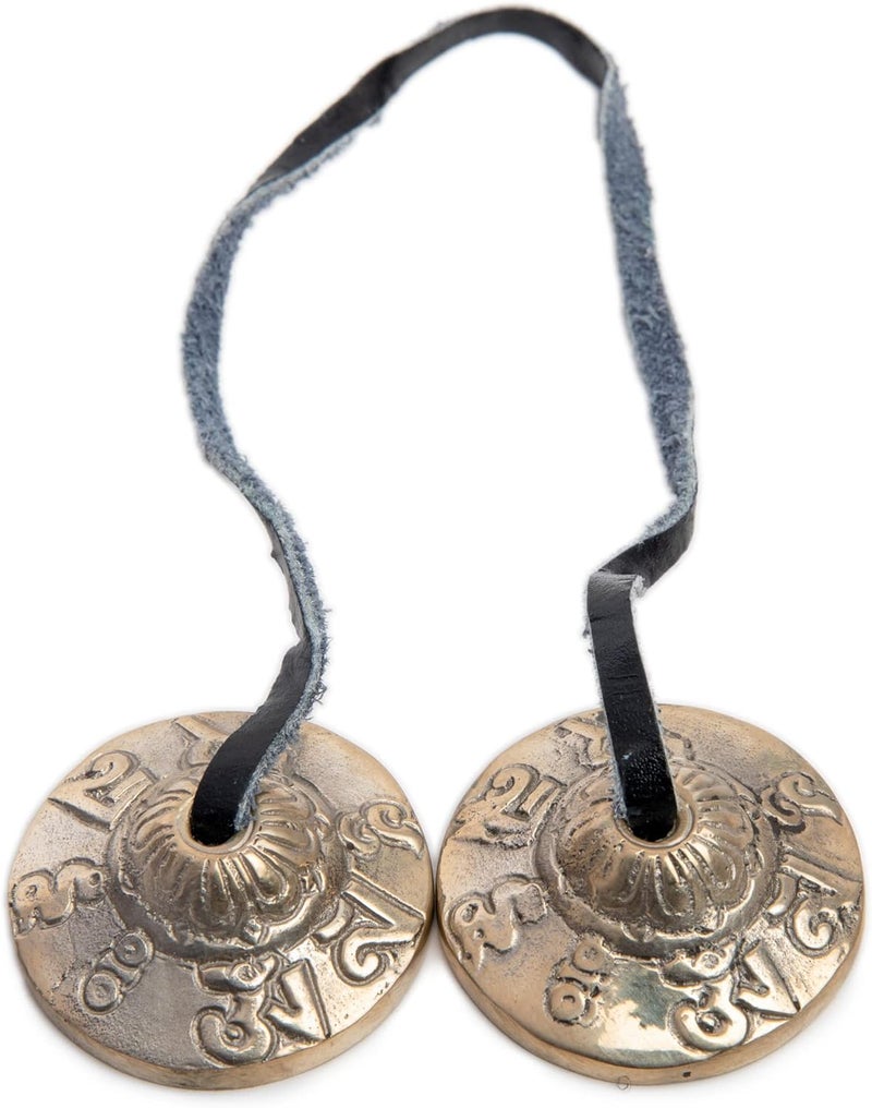 HIMALAYAN BAZAAR Tingsha Cymbals Bells - Easy To Play - Meditation Mindfulness Bronze Chime For Chakra Healing Sound Bath Spiritual Gifts Handcrafted Tibetan By - Image 2